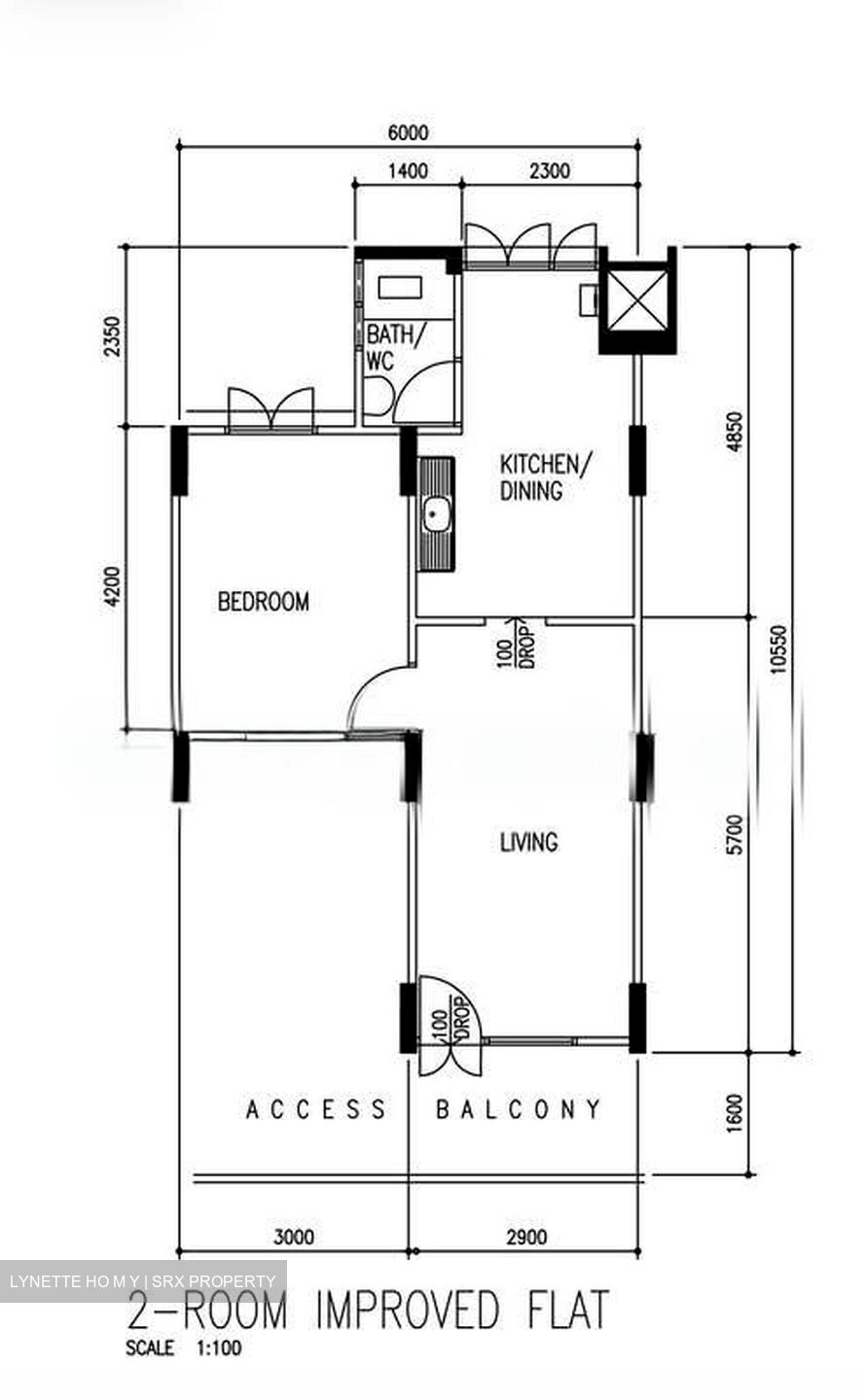 Blk 116 Kebun Baru Heights (Ang Mo Kio), HDB 2 Rooms #527270341